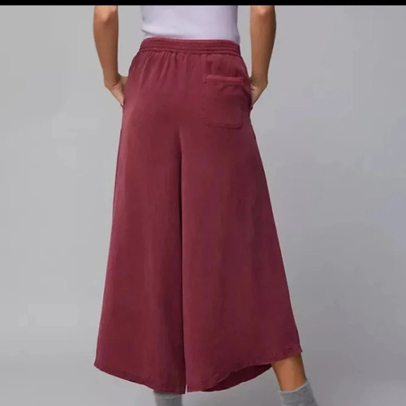 ANTHROPOLOGIE Eudora Cropped Wide Leg Pants.Size M - Picture 3 of 8